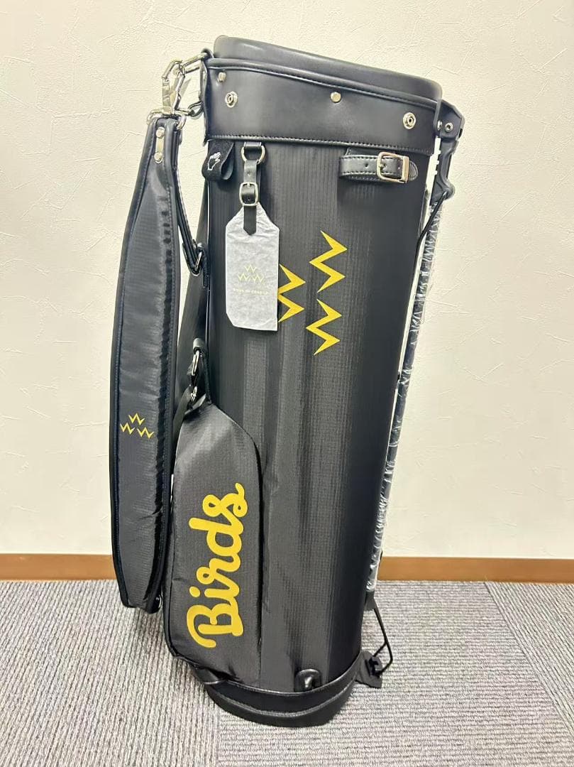 Birds スタンド式ゴルフバッグ ブラック