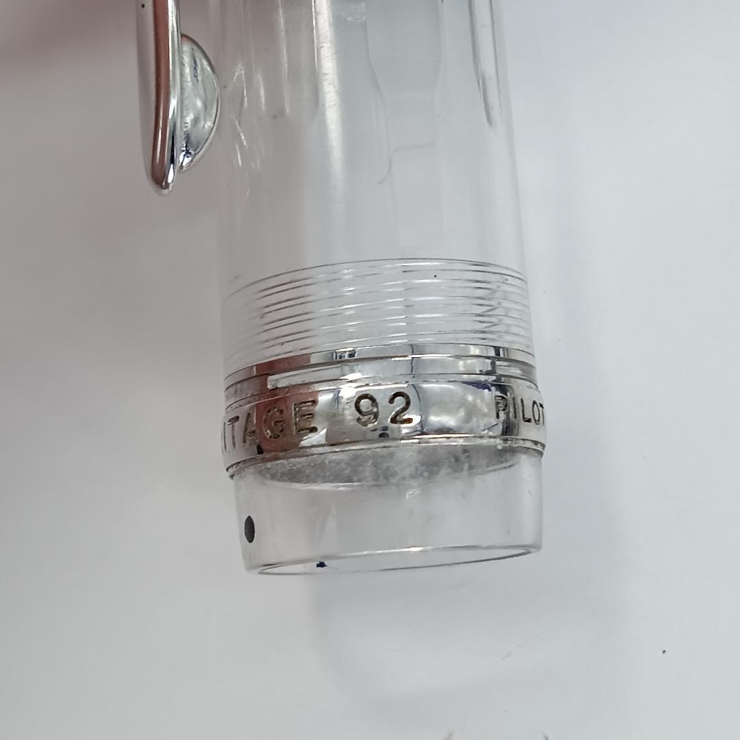 PILOT パイロット カスタム ヘリテイジ 92 万年筆 クリア スケルトン