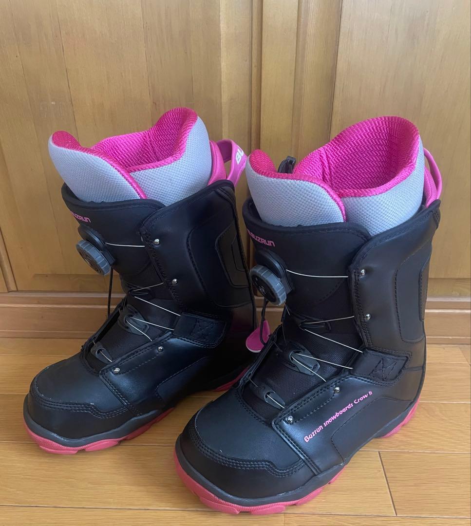 ★4回使用美品★BUZRUN boaスノーボードブーツ 24cm