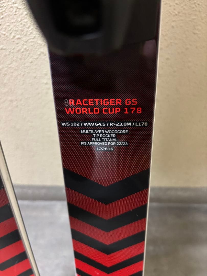 スキー VOLKL Racetiger GS WC Masters 178cm