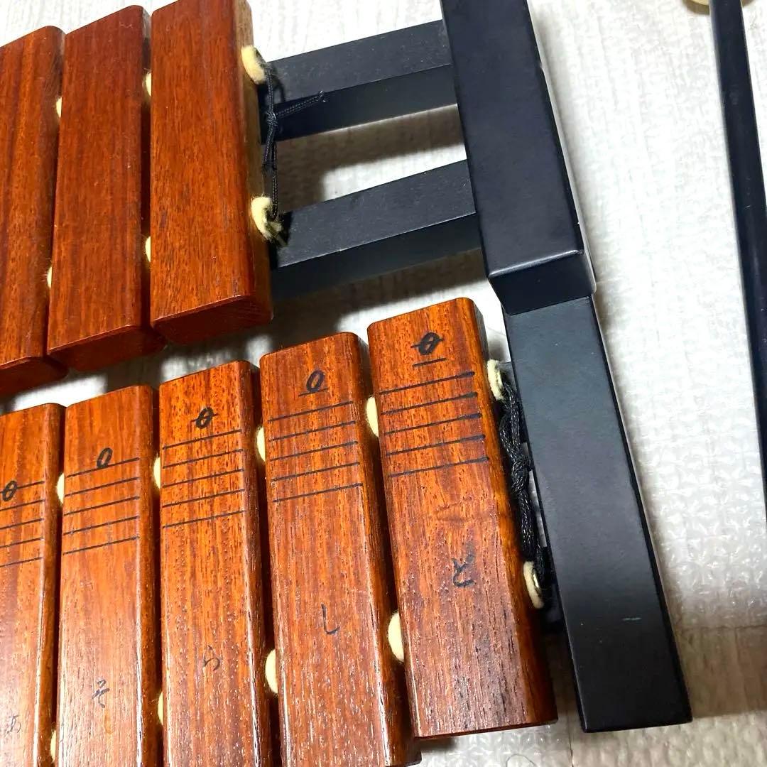 YAMAHA 木琴 音階付き マレット2本
