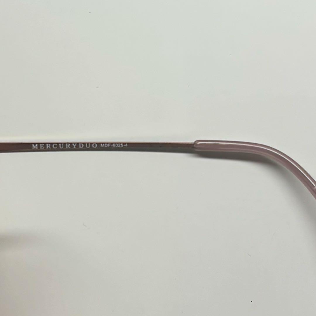 【MERCURY-DUO】 MDF6025-4 ゴールド/ピンク メガネ