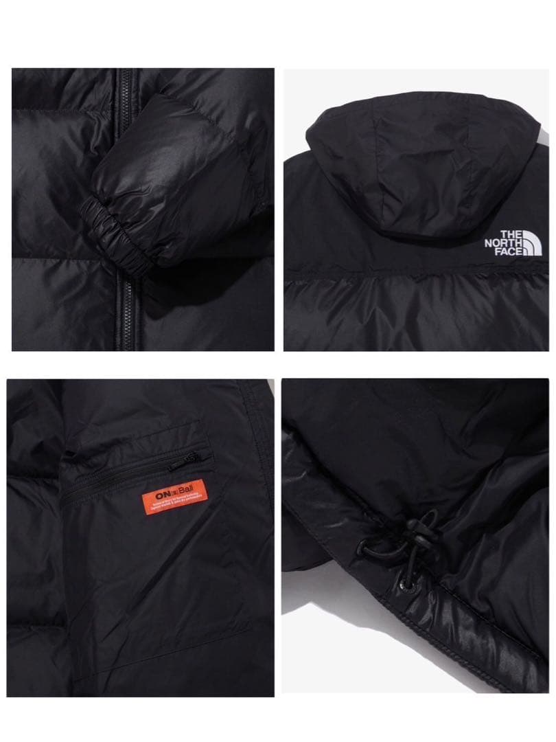 ノースフェイス ヌプシ オンボールジャケット アウター 3L ブラック 海外限定