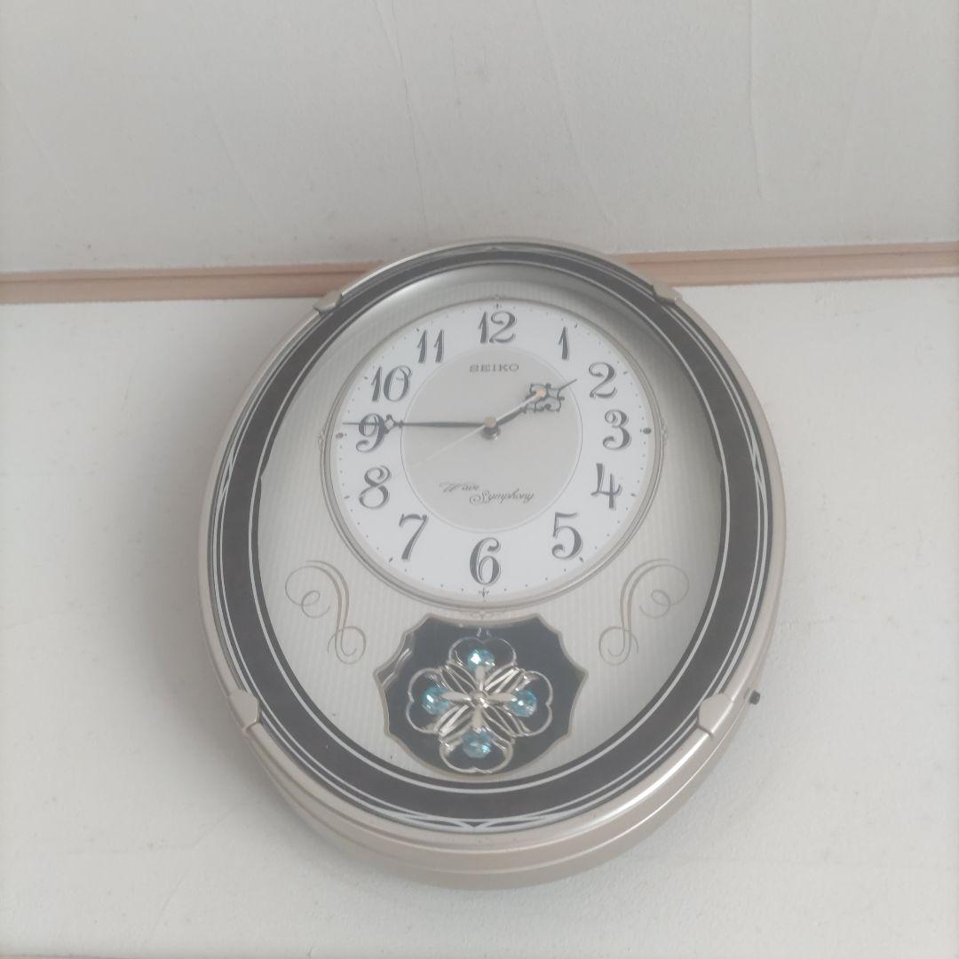 高音質16和音メロディー　スワロフスキー社製クリスタライズつき　掛時計