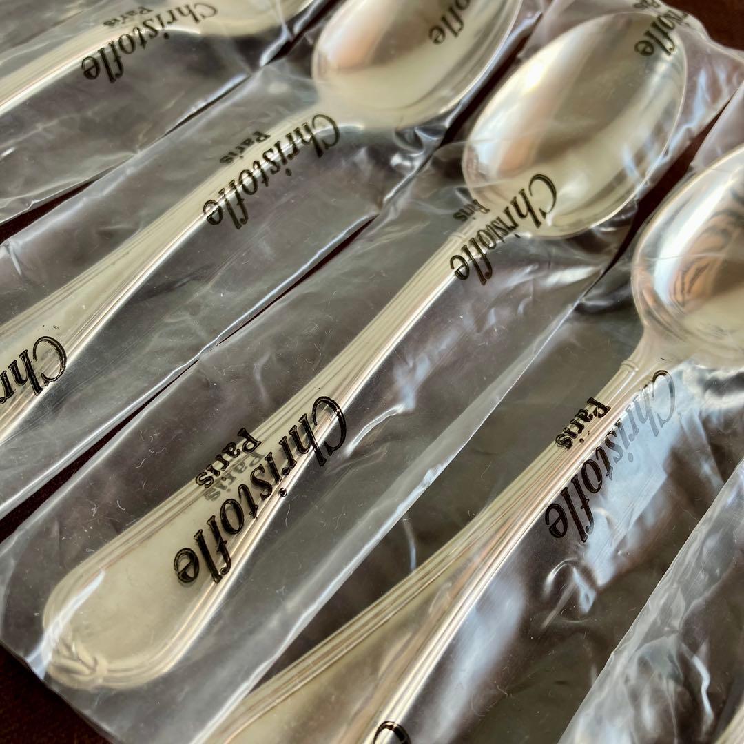 未使用 Christofle スプーン 6本 クリストフル