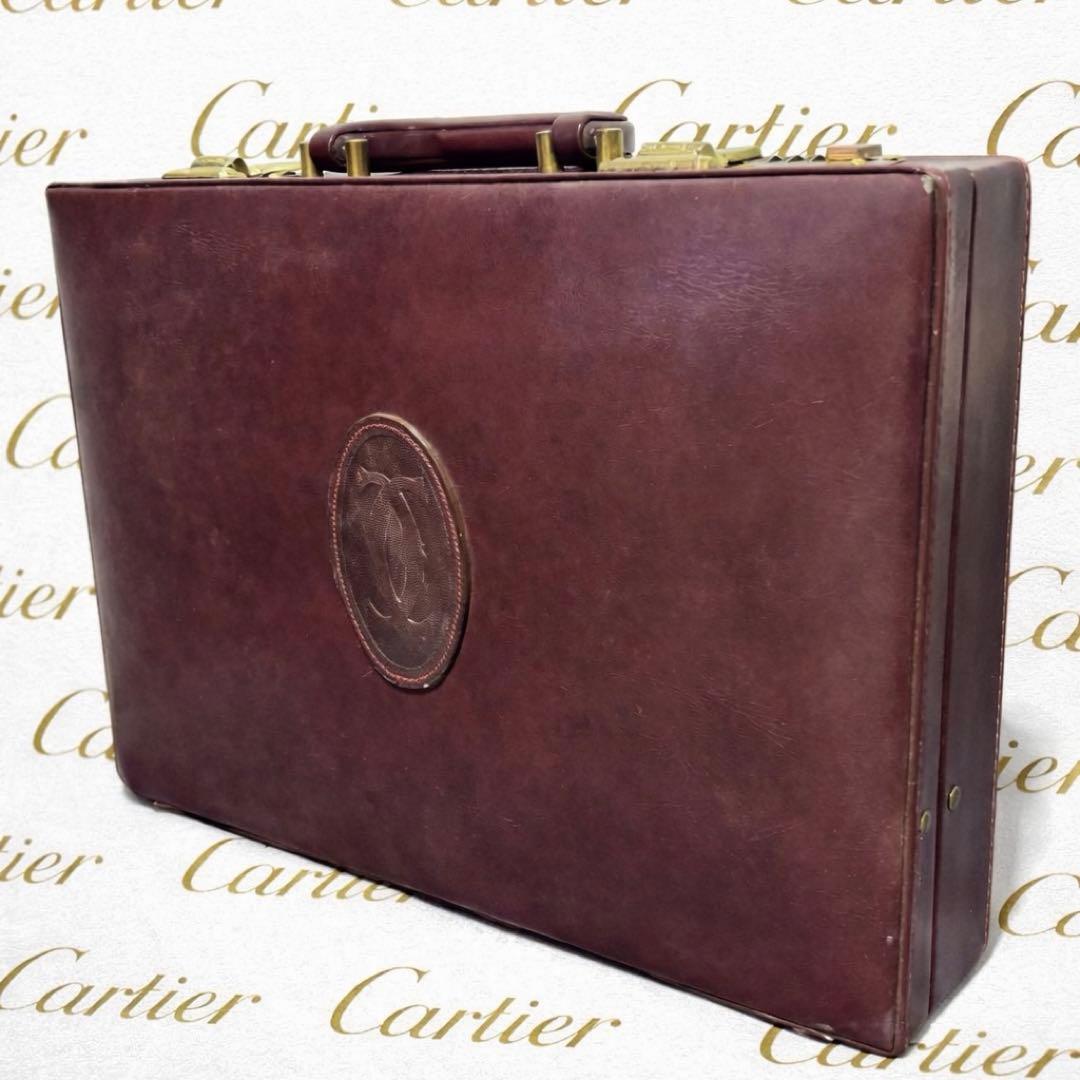 ヴィンテージ！Cartier☆マストライン アタッシュケース