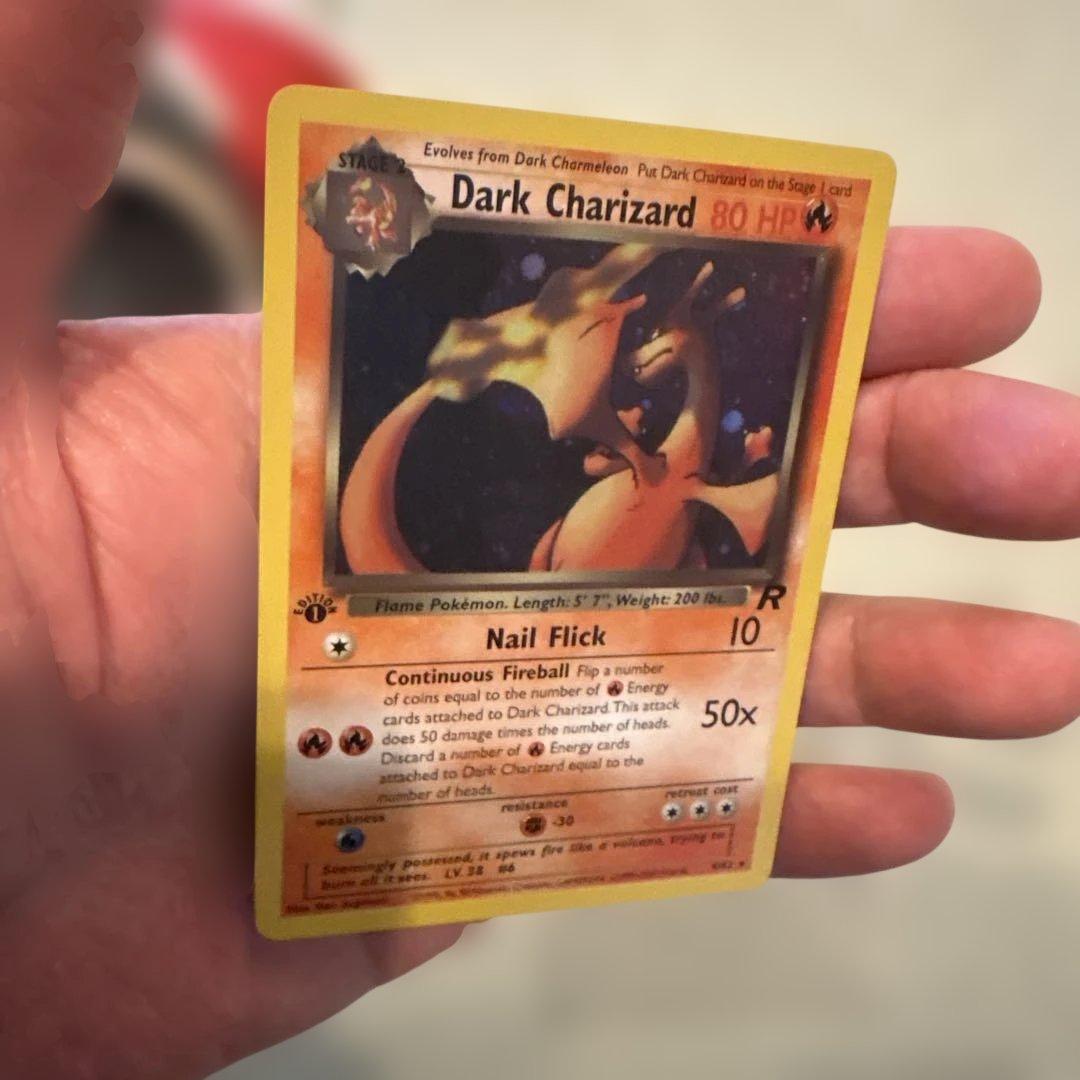 【早い物勝ち】ポケモンカード悪いリザードン 英語　Dark charizard