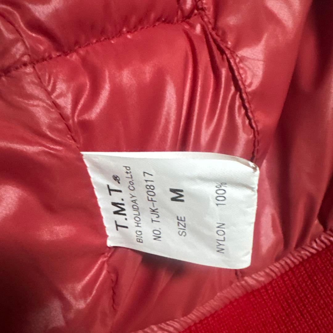 美品！！TMT赤白ダウンジャケット
