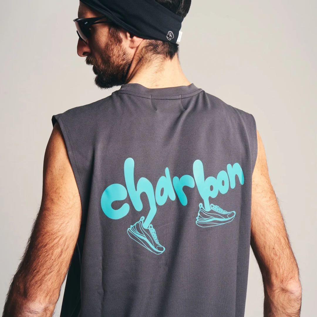 charbon running シャルボン 24SS ノースリーブTシャツ M