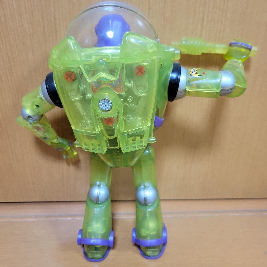 バズ・ライトイヤー フィギュア クリアーグリーンバージョン約23cm　レア