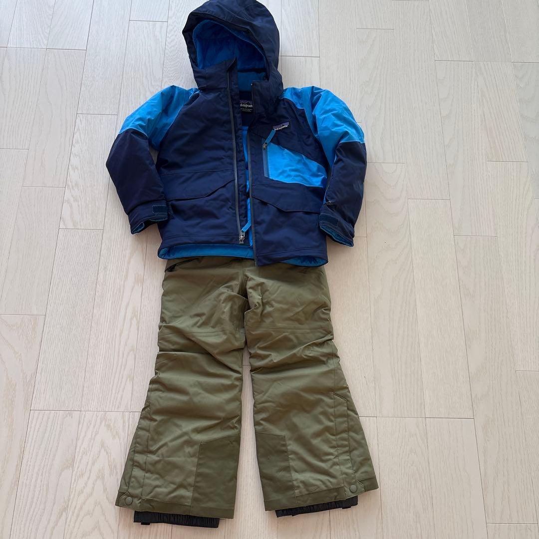 最終お値下げ　美品　パタゴニア　スキーウェア　スノボ　X S 110 男の子
