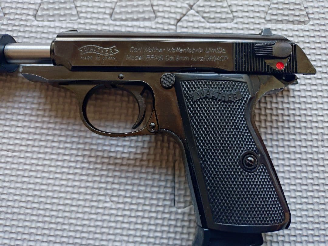 マルゼン　ワルサーＰＰＫ/S　ブラックメタル サイレンサー/可変ホップバレル