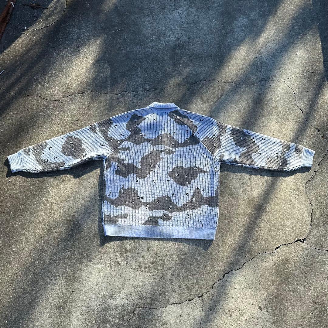【完売品】Supreme カモフラージュ ニットポロ