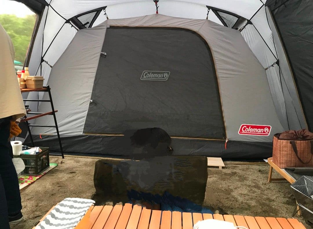 直営店限定_Coleman(コールマン)タフスクリーン2ルームハウス_紺色廃盤品