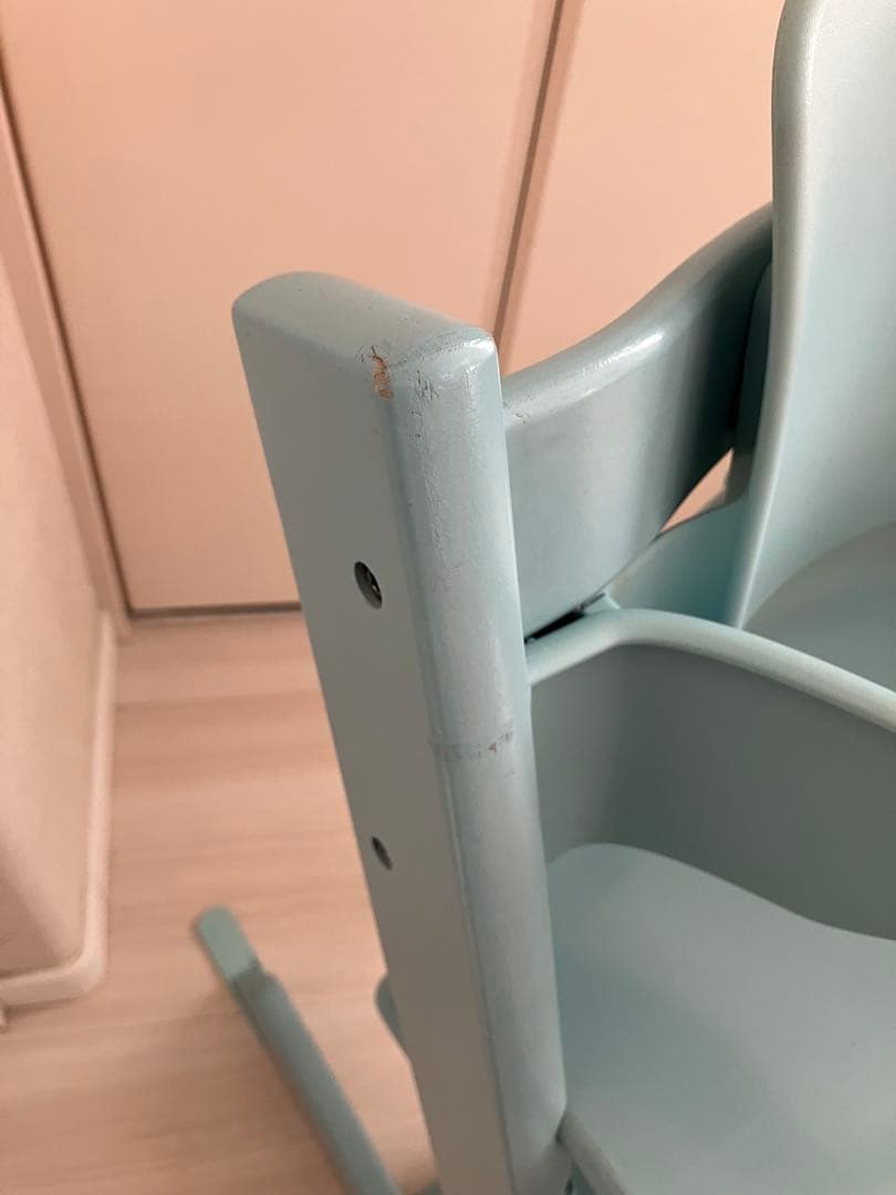 STOKKE トリップトラップ（椅子本体＆ベビーセット）　アクアブルー