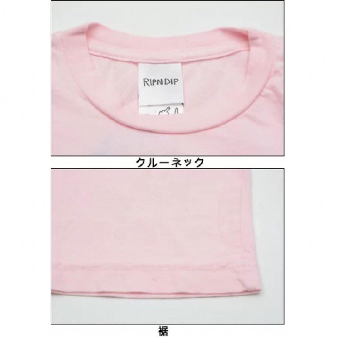 RIPNDIP Tシャツ S TATTOO NERM TEE 半袖　ピンク