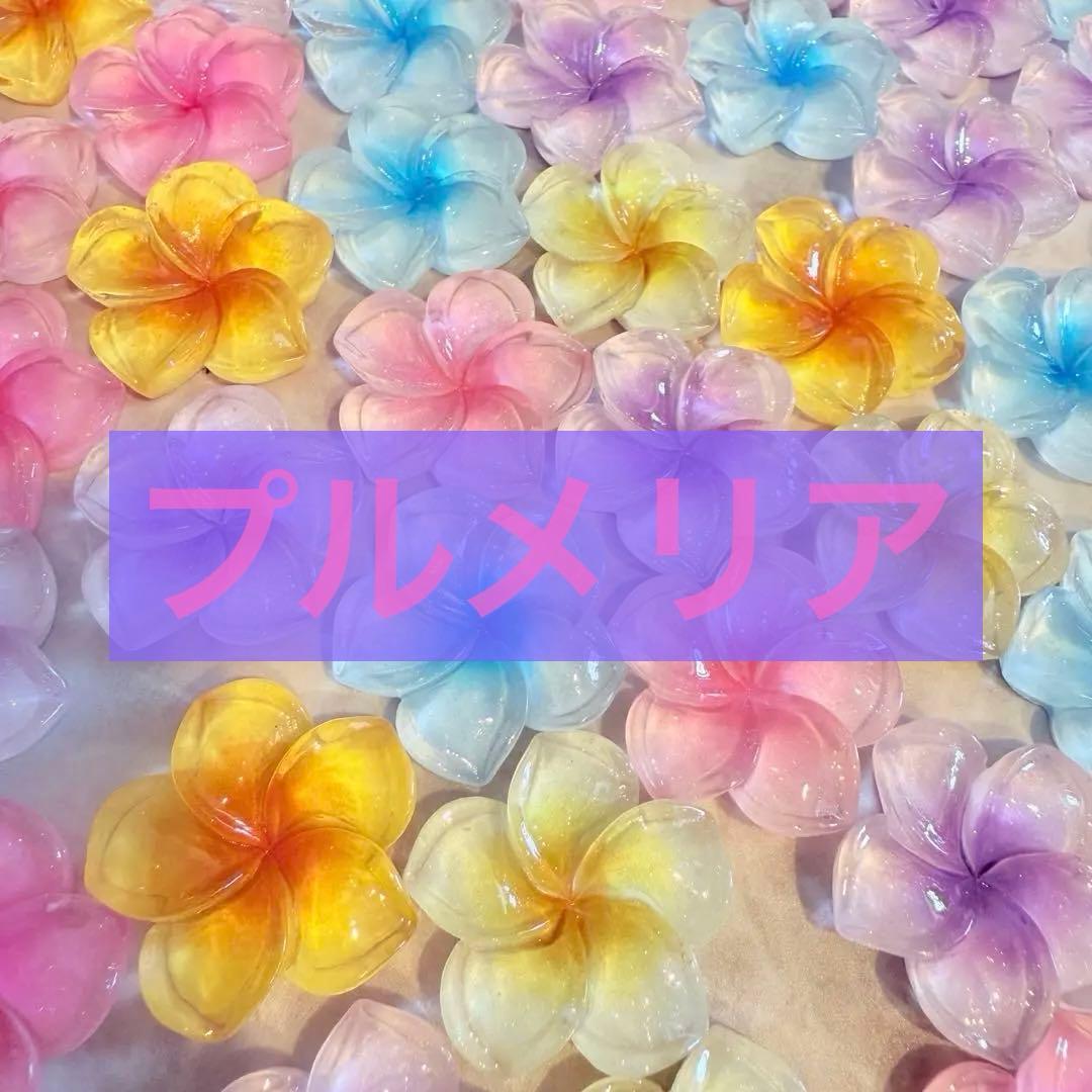 ハイビスカスネイルパーツランダム選べます