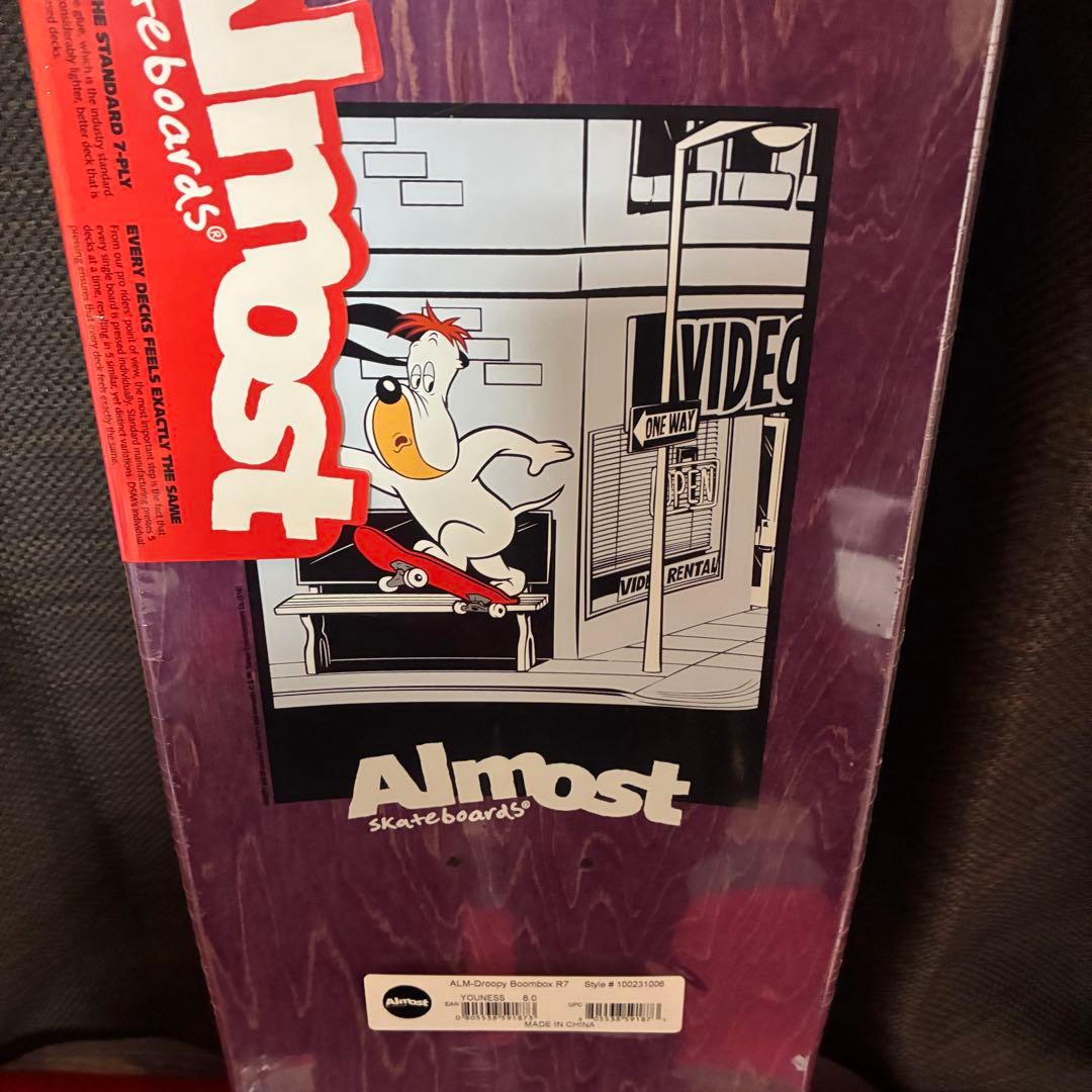 ALMOST DROOPY BOOM BOX 8.0 ドルーピー　スケートデッキ