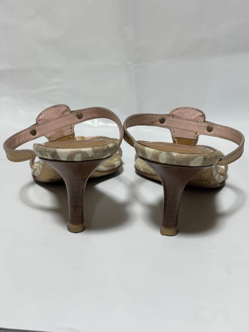 Christian Dior ミュールサンダル　トロッター柄