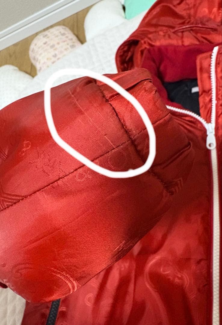 最終価格　マークアンドロナ　★正規品★ ブルゾン　赤　36 Sサイズ　スカル