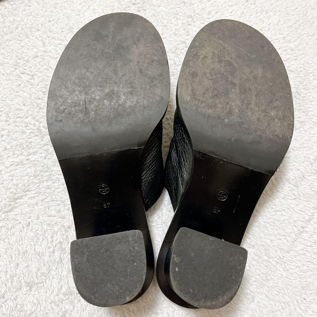 THE ROW ブラック サボ・クロッグサンダル