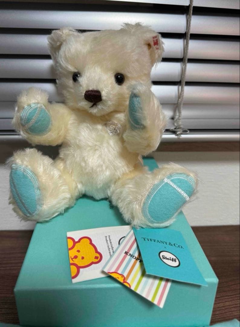 希少 極美品 ティファニーシュタイフ テディベア Tiffany ベア　2018