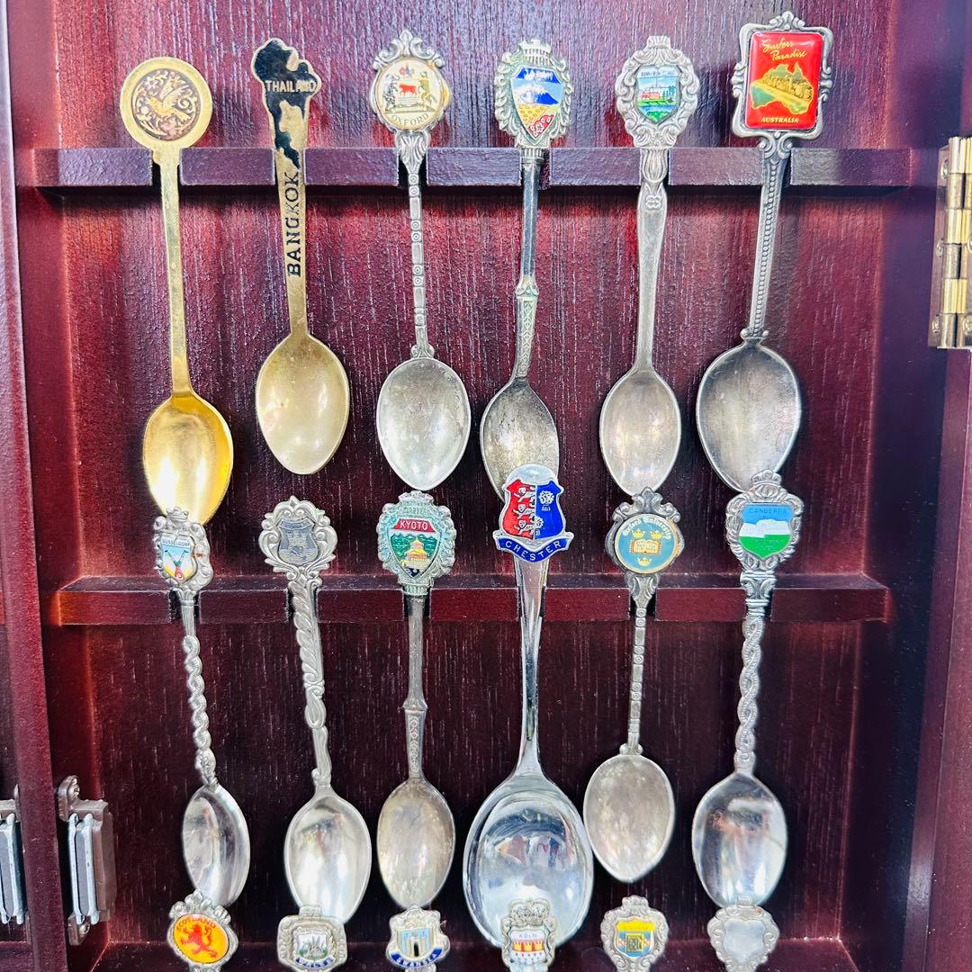 希少セット　世界各国　お土産　スーべニアスプーン　飾り　インテリア　ヴィンテージ