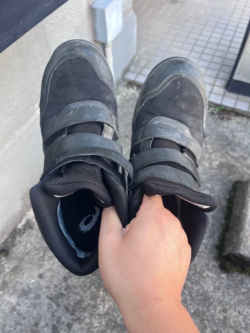 asics WINJOB GORE-TEX安全靴 ベルクロストラップ付き