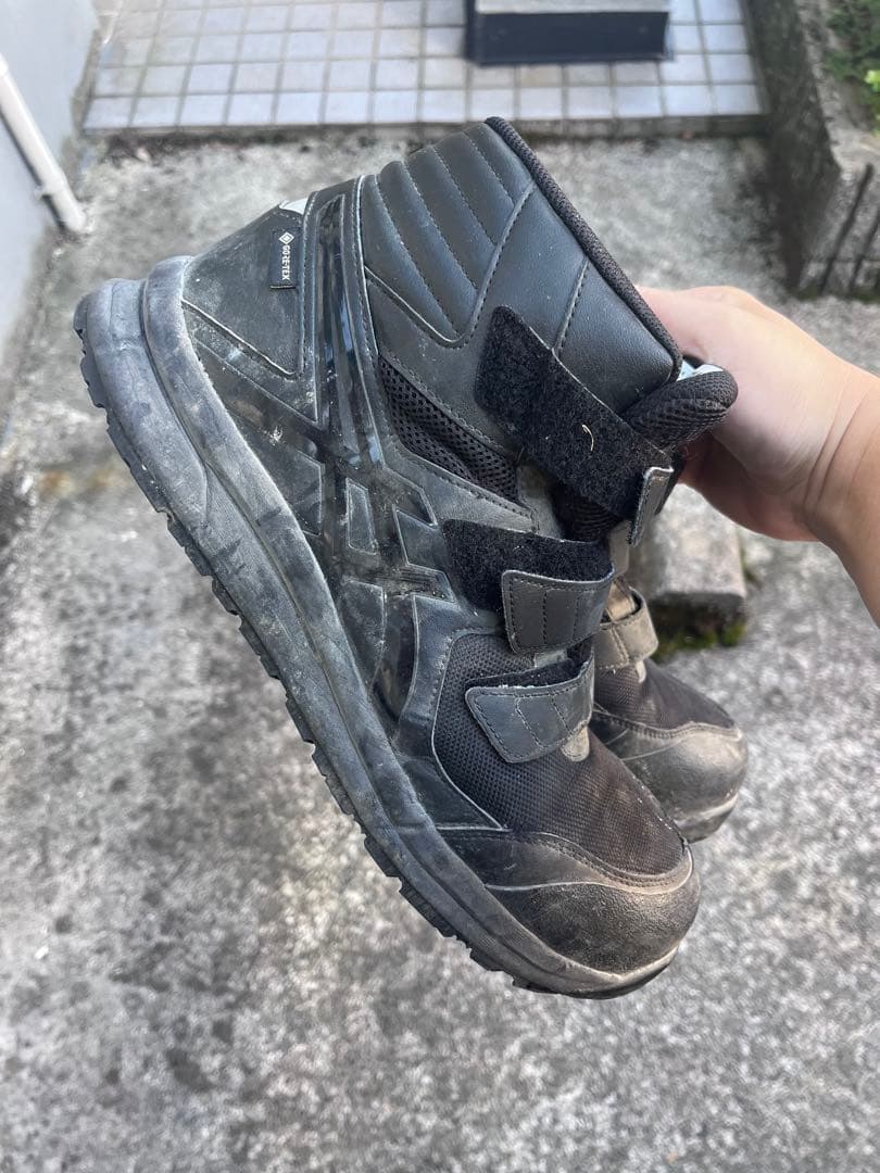 asics WINJOB GORE-TEX安全靴 ベルクロストラップ付き