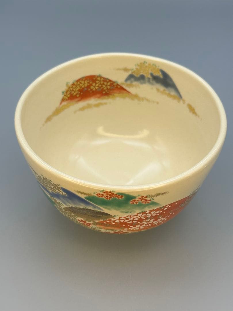 茶道具　茶碗　南口閑粋　吉野山