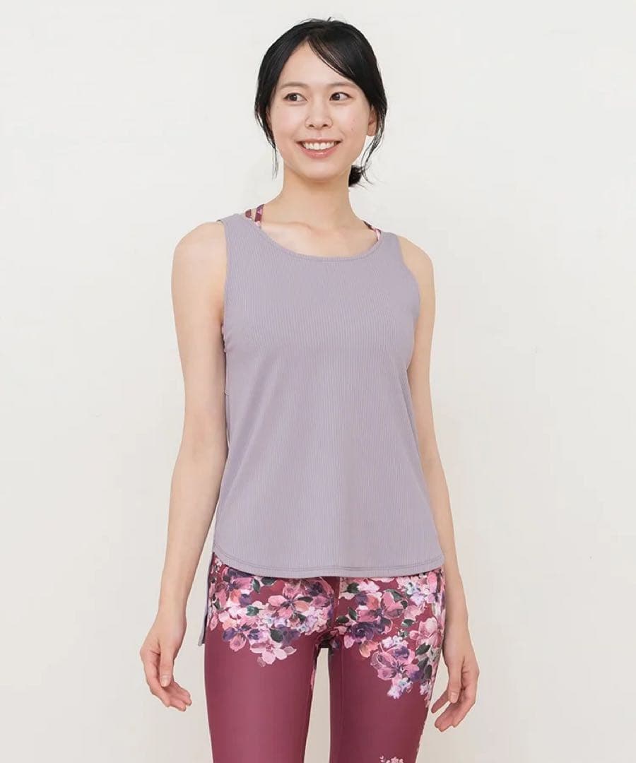 SUKALA フルオブフラワー セパレートタンク クロスブラトップ レギンス S