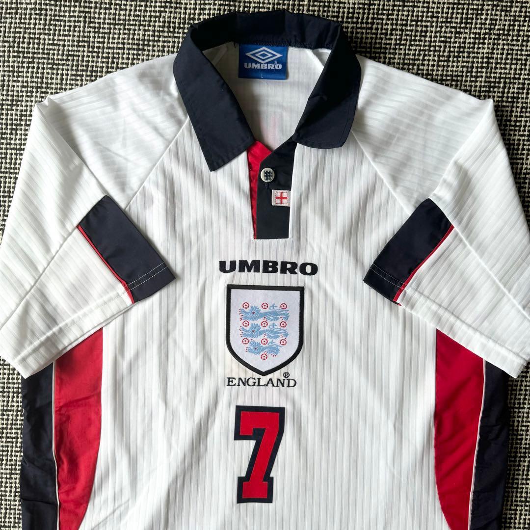 【当時物／正規品】デビッド・ベッカム ＃７ イングランド代表 ９８W杯モデル
