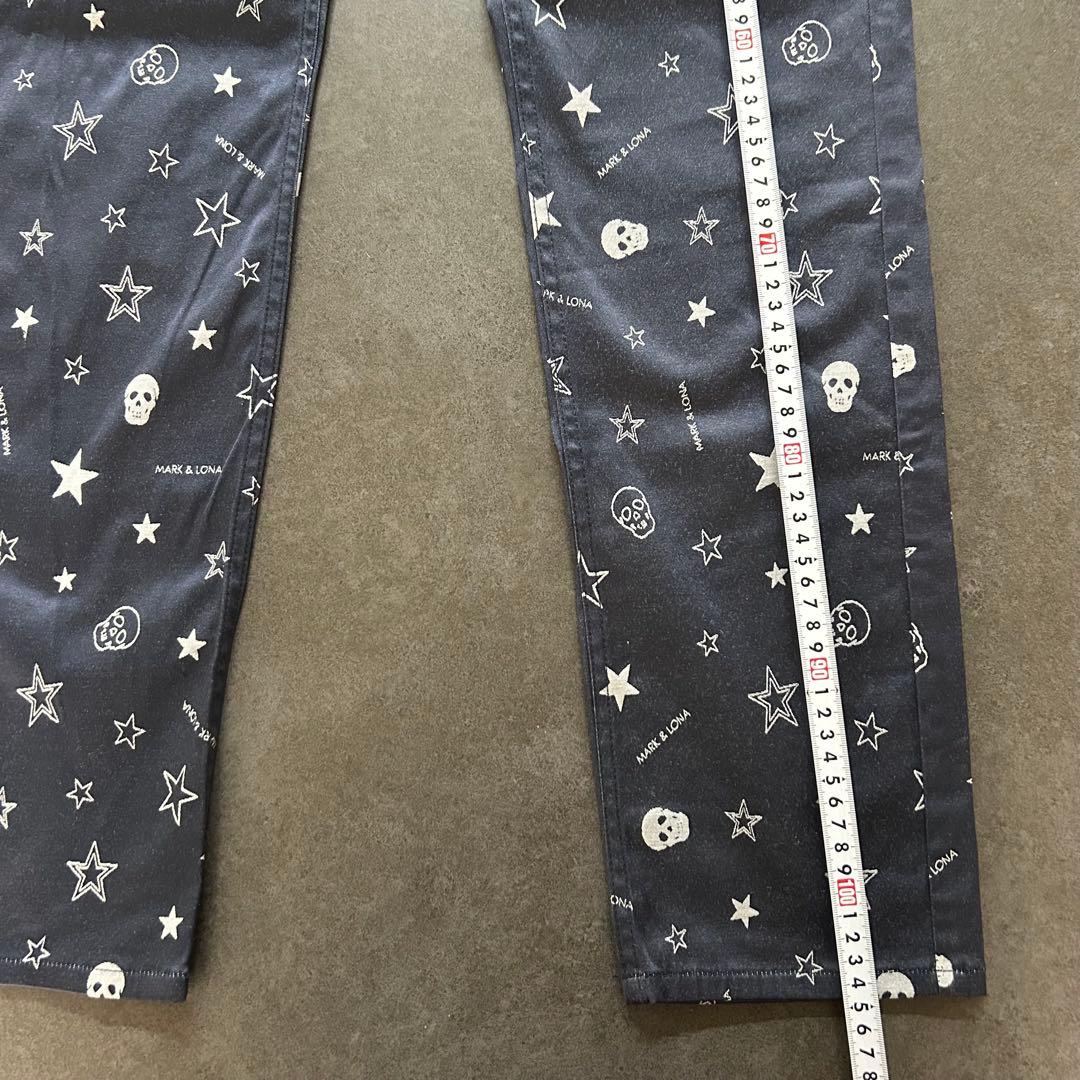 MARK &LONA マーク&ロナ ゴルフパンツ メンズ Mサイズ ネイビー色