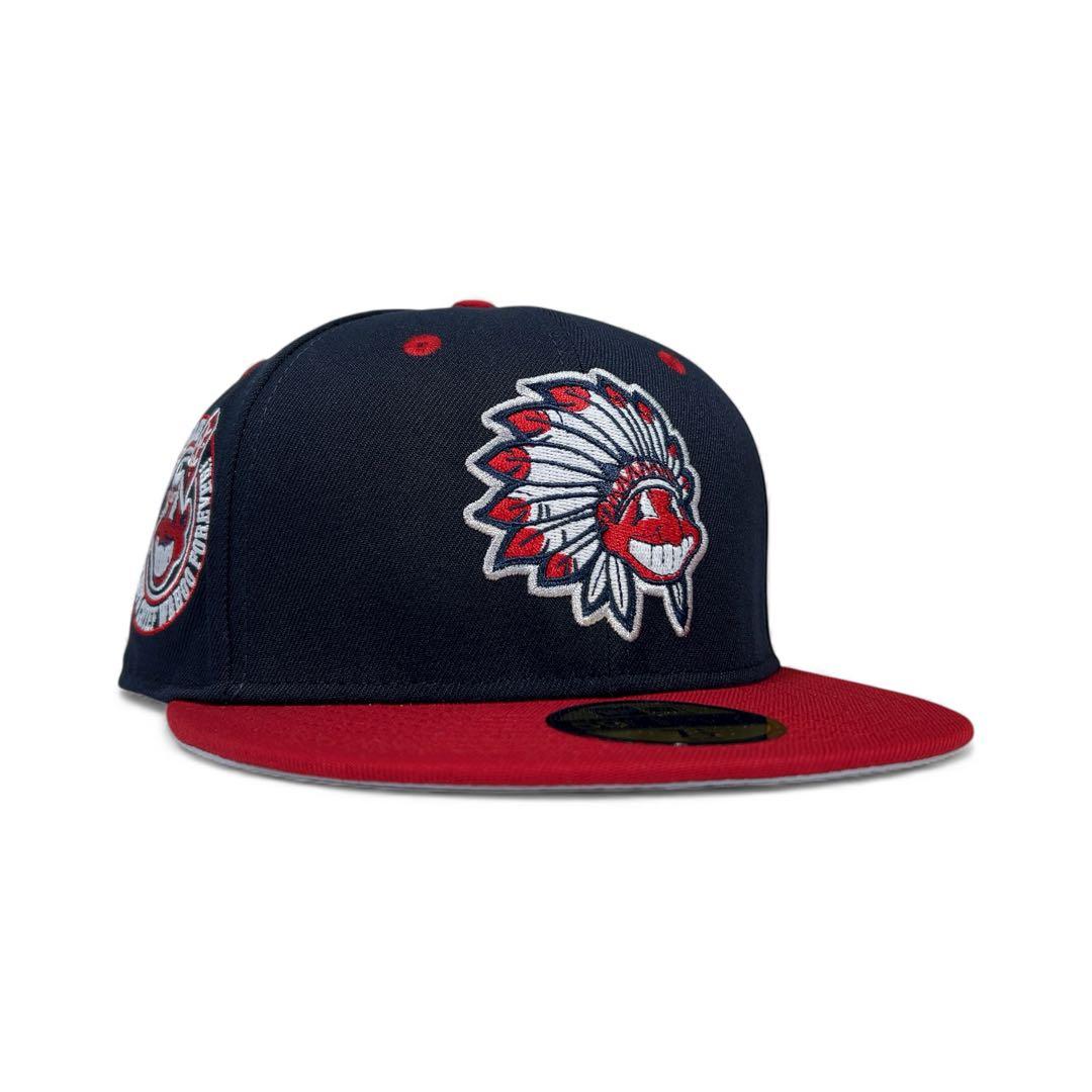 NEW ERA 59FIFTY インディアンス ドレス ワフー酋長 レア N58