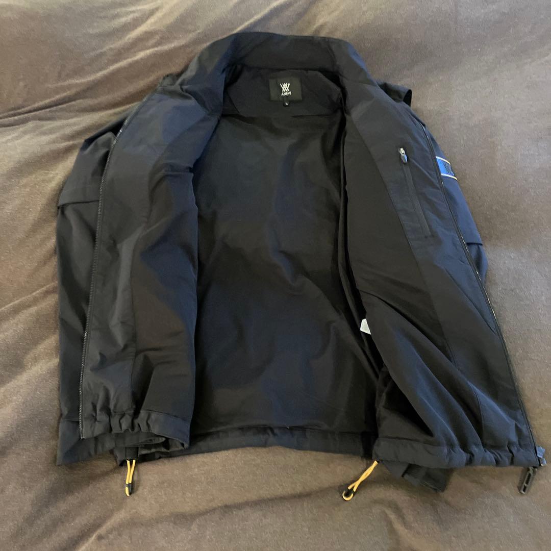 ANEW GOLF ブラックジャケット袖取り外し可能