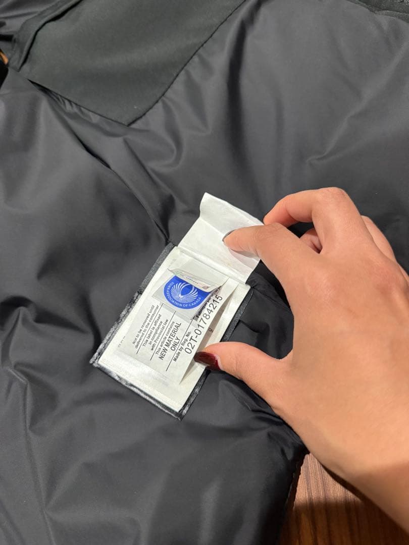   ブラック ダウンベスト