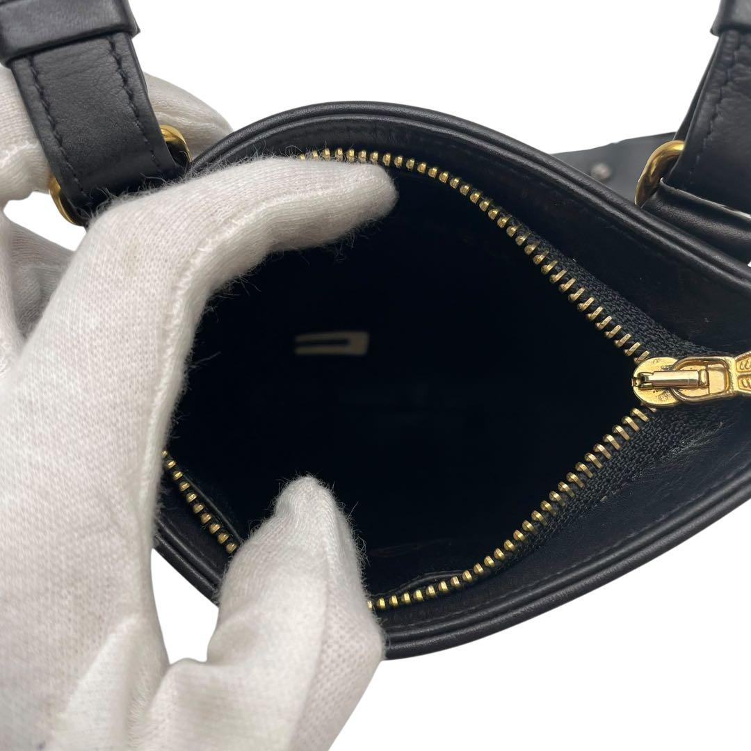 良品 シャネル ラムスキン ココマーク ウエスト ボディ バッグ ブラック