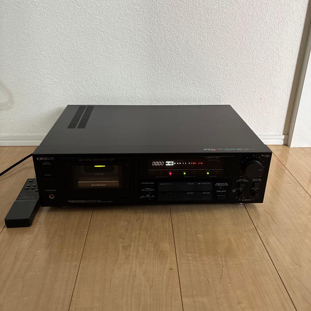 EXCELIA　XK-005　カセットデッキ　アイワ　エクセリア　リモコン付き