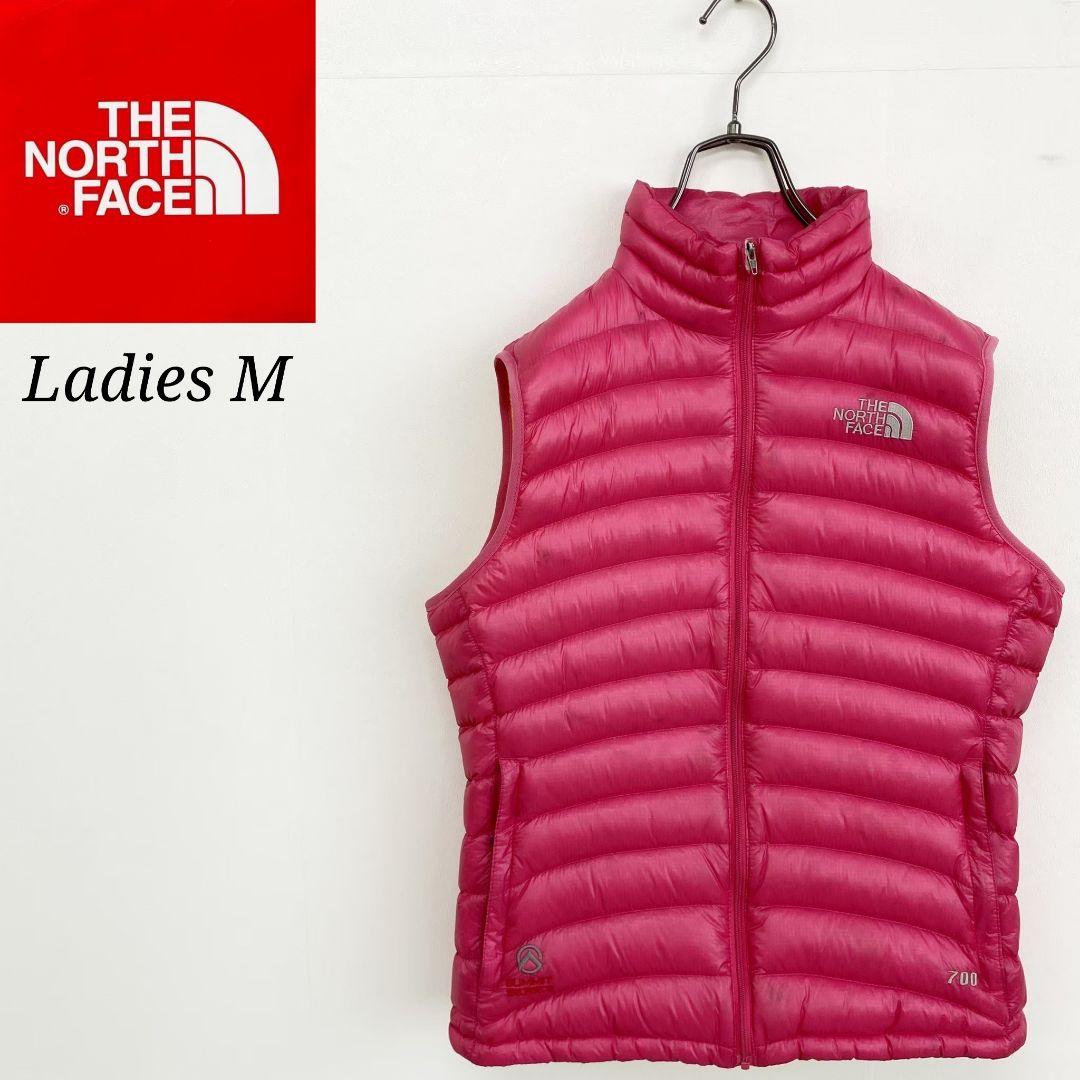 ノースフェイス SUMMIT 700FIL タウンベスト ピンク レディースM