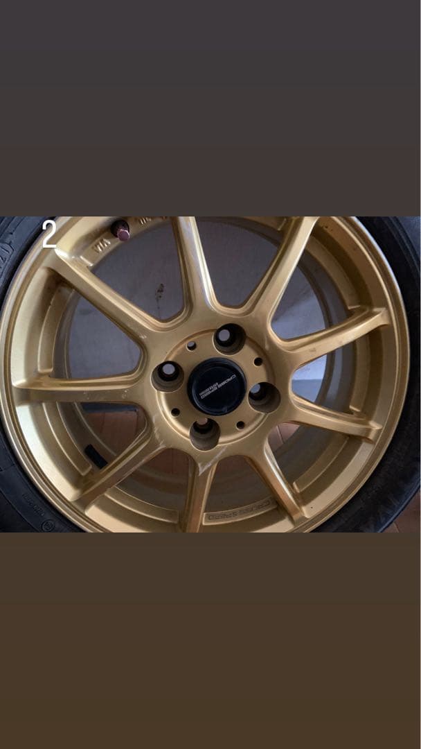 クロススピード15インチ5.5J+43 4穴　175/65R15 *最終値下げ*