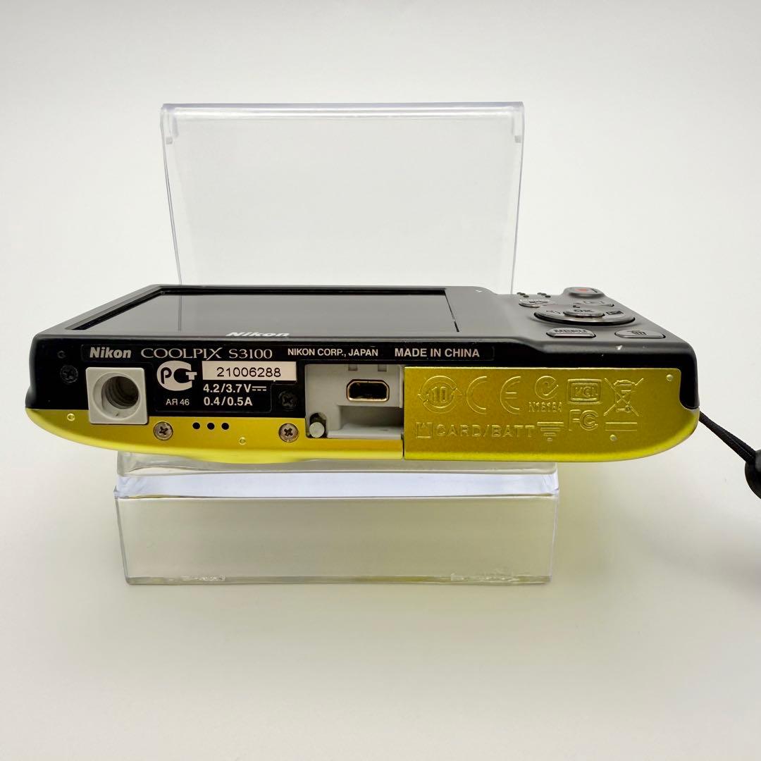 【動作OK】Nikon COOLPIX S3100 SDカード付　希少カラー