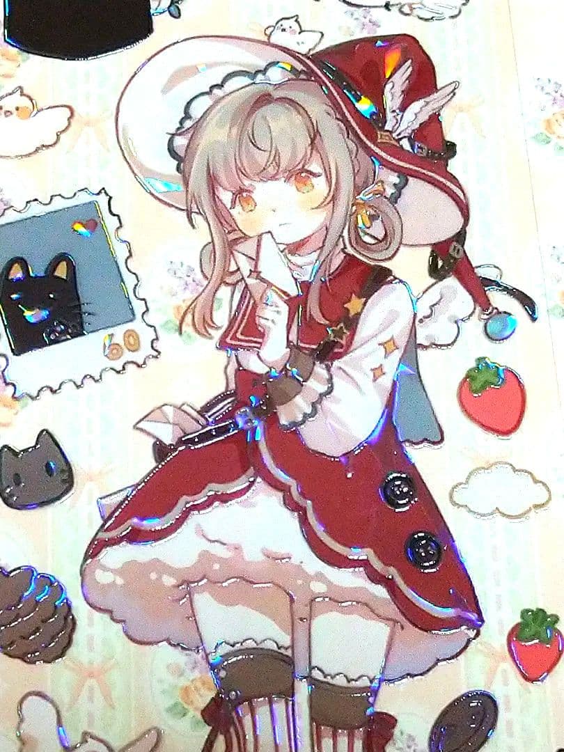 1081▶灵泽童谣(贝壳光)E厘米切り売り海外人物マステ女の子