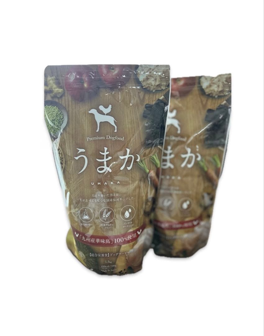 うまか　プレミアムドッグフード　1.5kg×2袋