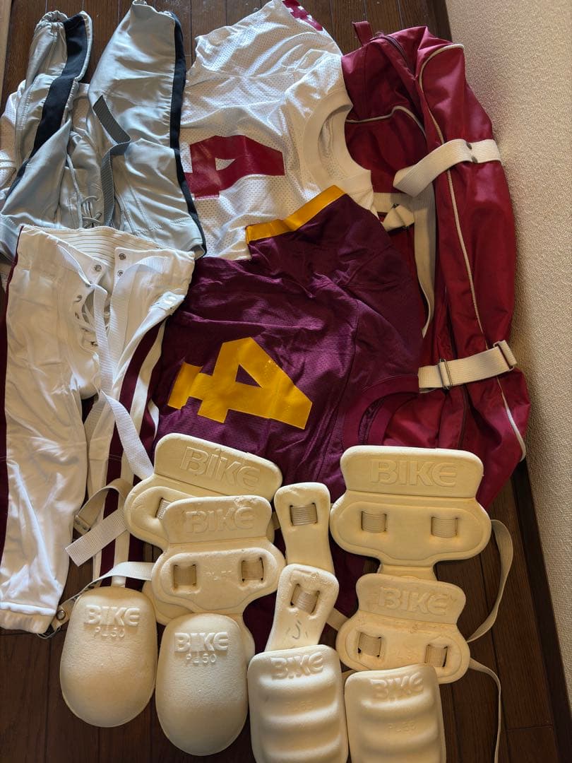 アメフト防具　ユニフォーム　バック　まとめ売り