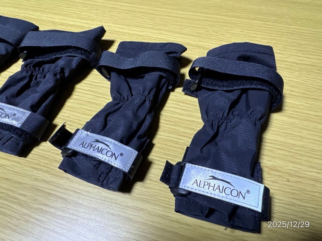 【neko】①アルファアイコン レッグガード ブラック Sサイズ