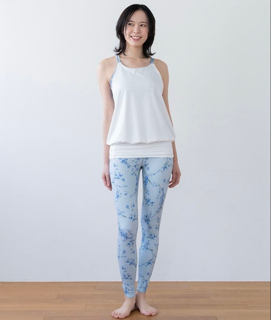 【値下げ】SUKALA 新品 スプリングフラワーキャミソール L LAVA ヨガ