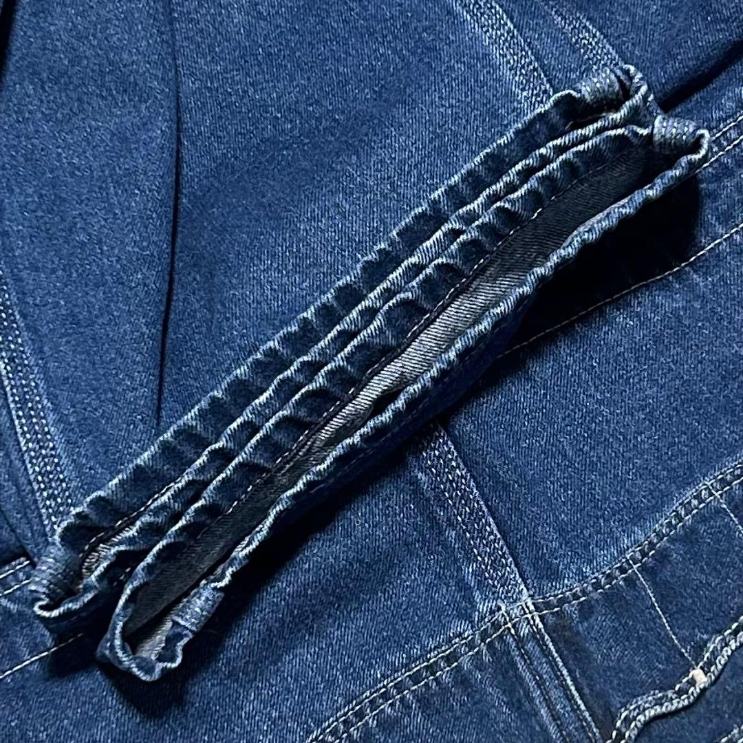 カーハートデニムオーバーオールC1081ペインターパンツ極太w44アメリカ古着