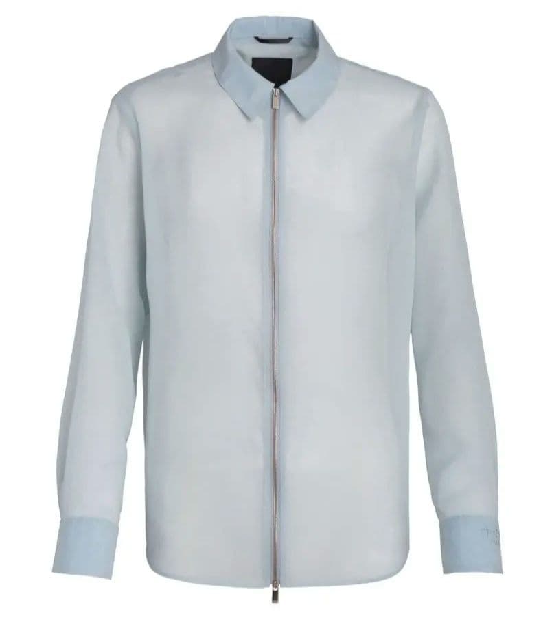 限定品！TATRAS モリアーノ トップス サックス Sサイズ ジップアップ