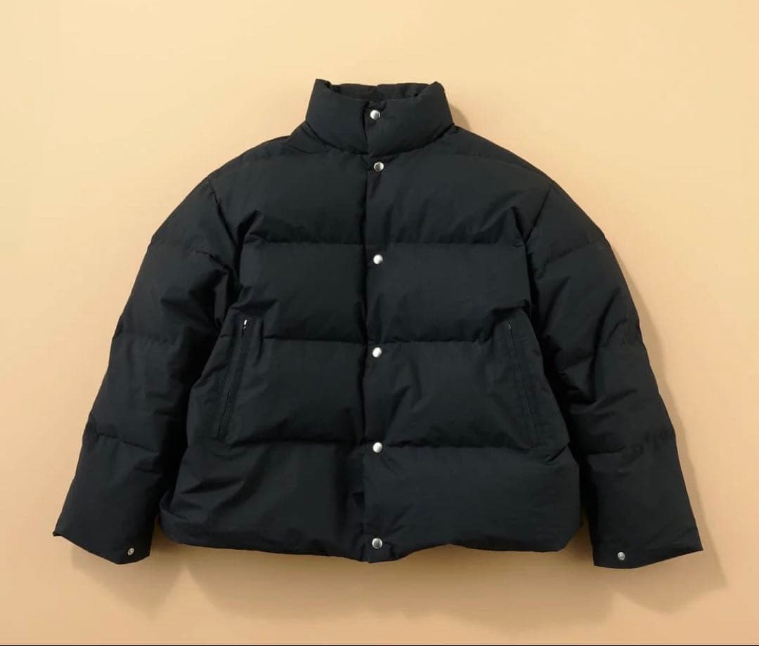 comoli 24AW コットンナイロンダウンジャケット　ブラック　サイズ3