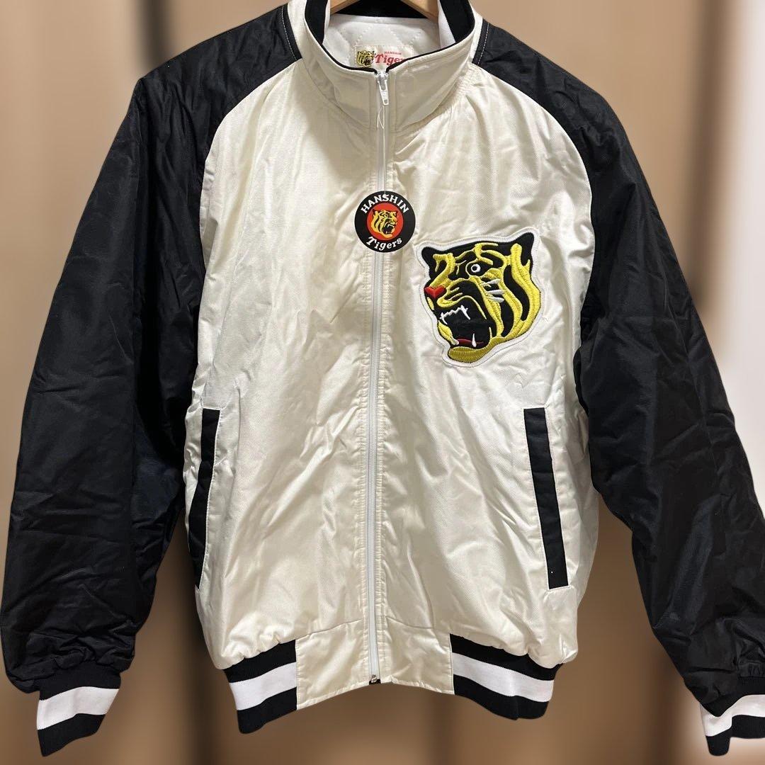 ヴィンテージasics 阪神タイガースナイロンブルゾンジャケット
